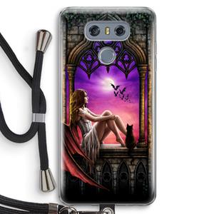 CaseCompany Kinderen van de nacht: LG G6 Transparant Hoesje met koord