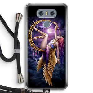 CaseCompany Aerial Angel: LG G6 Transparant Hoesje met koord
