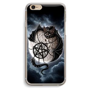 CaseCompany Volle maan: iPhone 6 / 6S Transparant Hoesje