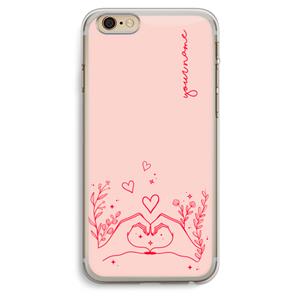 CaseCompany Love is in the air: iPhone 6 Plus / 6S Plus Transparant Hoesje