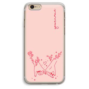 CaseCompany Best Friends: iPhone 6 Plus / 6S Plus Transparant Hoesje