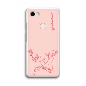 CaseCompany Best Friends: Google Pixel 3 Transparant Hoesje