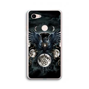 CaseCompany Sinister Wings: Google Pixel 3 XL Transparant Hoesje