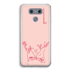 CaseCompany Best Friends: LG G6 Transparant Hoesje