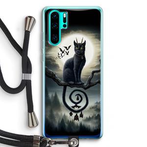 CaseCompany Moonlight Companions: Huawei P30 Pro Transparant Hoesje met koord