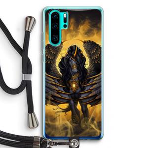 CaseCompany Pegasus: Huawei P30 Pro Transparant Hoesje met koord