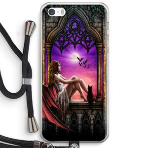 CaseCompany Kinderen van de nacht: iPhone 5 / 5S / SE Transparant Hoesje met koord