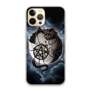 CaseCompany Volle maan: iPhone 13 Pro Max Transparant Hoesje