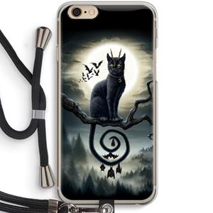 CaseCompany Moonlight Companions: iPhone 6 / 6S Transparant Hoesje met koord