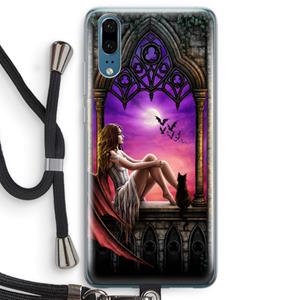 CaseCompany Kinderen van de nacht: Huawei P20 Transparant Hoesje met koord