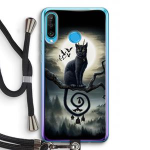 CaseCompany Moonlight Companions: Huawei P30 Lite Transparant Hoesje met koord