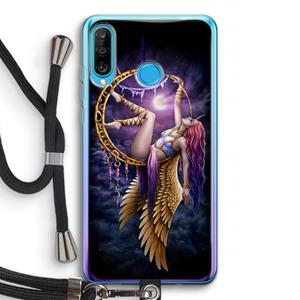 CaseCompany Aerial Angel: Huawei P30 Lite Transparant Hoesje met koord