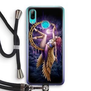 CaseCompany Aerial Angel: Huawei P Smart (2019) Transparant Hoesje met koord