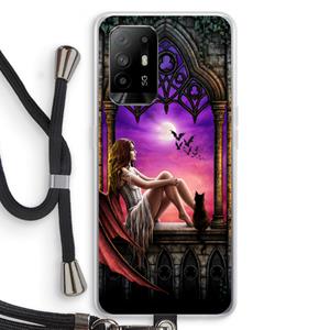 CaseCompany Kinderen van de nacht: Oppo A94 5G Transparant Hoesje met koord