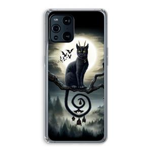 CaseCompany Moonlight Companions: Oppo Find X3 Transparant Hoesje