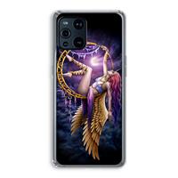 CaseCompany Aerial Angel: Oppo Find X3 Transparant Hoesje