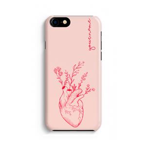 CaseCompany Blooming Heart: Volledig Geprint iPhone 7 Hoesje