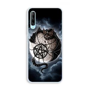 CaseCompany Volle maan: Huawei P Smart Pro Transparant Hoesje
