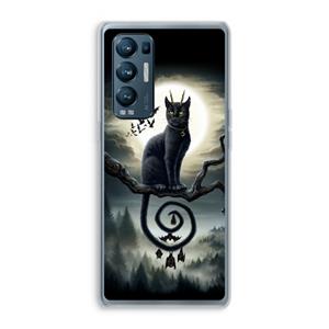 CaseCompany Moonlight Companions: Oppo Find X3 Neo Transparant Hoesje