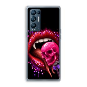 CaseCompany Dodelijk zoet: Oppo Find X3 Neo Transparant Hoesje