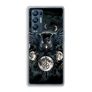 CaseCompany Sinister Wings: Oppo Find X3 Neo Transparant Hoesje