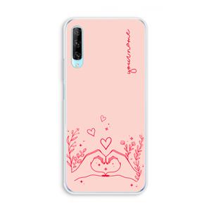 CaseCompany Love is in the air: Huawei P Smart Pro Transparant Hoesje