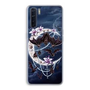CaseCompany Vleermuizen Maan: Oppo A91 Transparant Hoesje