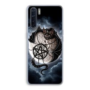 CaseCompany Volle maan: Oppo A91 Transparant Hoesje