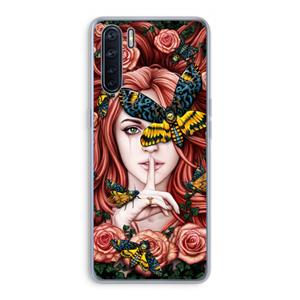 Lady Moth: Oppo A91 Transparant Hoesje