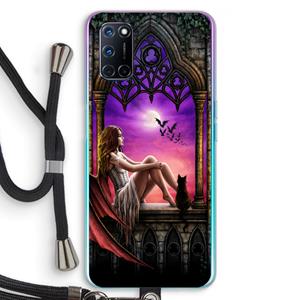 CaseCompany Kinderen van de nacht: Oppo A92 Transparant Hoesje met koord