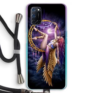 CaseCompany Aerial Angel: Oppo A92 Transparant Hoesje met koord