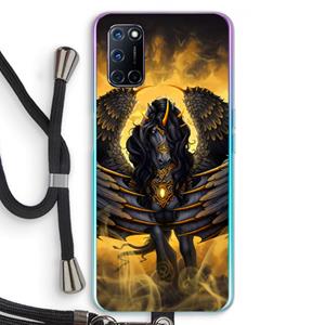 CaseCompany Pegasus: Oppo A92 Transparant Hoesje met koord