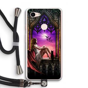 CaseCompany Kinderen van de nacht: Pixel 3 XL Transparant Hoesje met koord