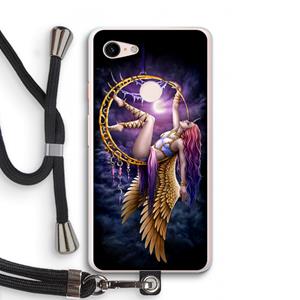 CaseCompany Aerial Angel: Pixel 3 XL Transparant Hoesje met koord