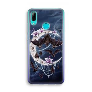 CaseCompany Vleermuizen Maan: Huawei P Smart (2019) Transparant Hoesje