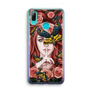 CaseCompany Lady Moth: Huawei P Smart (2019) Transparant Hoesje