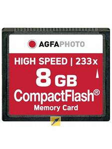 AgfaPhoto Compact Flash 8GB High Speed 233x MLC