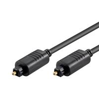 Goobay Toslink M/Toslink M - 2.2mm - fiber optische kabel - fiber optic cable - audio kabel - Fiber optische kabel - M/M - 0.5 meter - 2.2mm - Zwart
