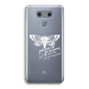 CaseCompany Good or bad: LG G6 Transparant Hoesje