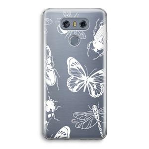 CaseCompany Tiny Bugs: LG G6 Transparant Hoesje