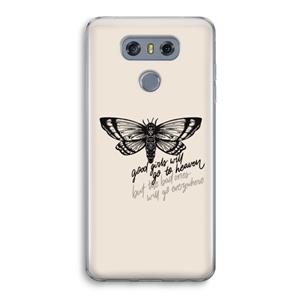 CaseCompany Good or bad: LG G6 Transparant Hoesje