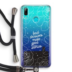 CaseCompany Good stories: Huawei P Smart (2019) Transparant Hoesje met koord
