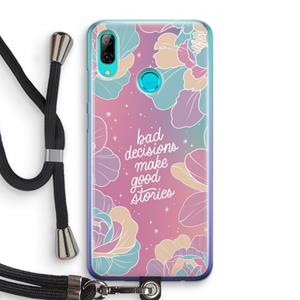 CaseCompany Good stories: Huawei P Smart (2019) Transparant Hoesje met koord