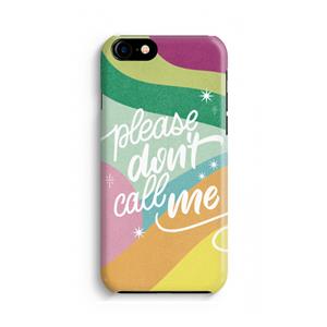 CaseCompany Don't call: Volledig Geprint iPhone 7 Hoesje