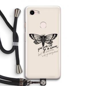 CaseCompany Good or bad: Pixel 3 Transparant Hoesje met koord