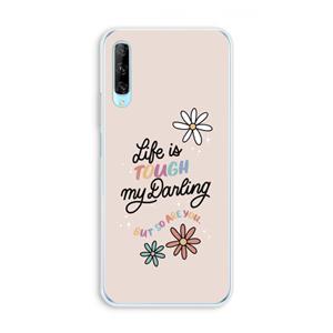 CaseCompany Tough Life: Huawei P Smart Pro Transparant Hoesje