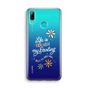 CaseCompany Tough Life: Huawei P Smart (2019) Transparant Hoesje