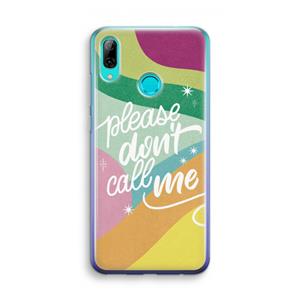 CaseCompany Don't call: Huawei P Smart (2019) Transparant Hoesje