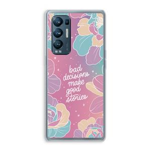 CaseCompany Good stories: Oppo Find X3 Neo Transparant Hoesje