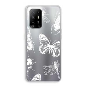 CaseCompany Tiny Bugs: Oppo A95 5G Transparant Hoesje